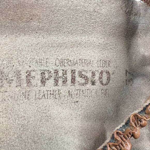 Mephisto Women’s Brown Leather Strappy Slide Sandal Size 37 US 7 - Picture 10 of 12